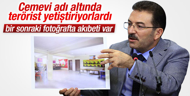 PKK'nın Cemevi adıyla cephanelik yaptığı bina bombalandı
