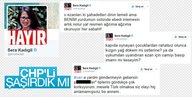CHP PM üyesi Sera Kadıgil'den skandal paylaşımlar