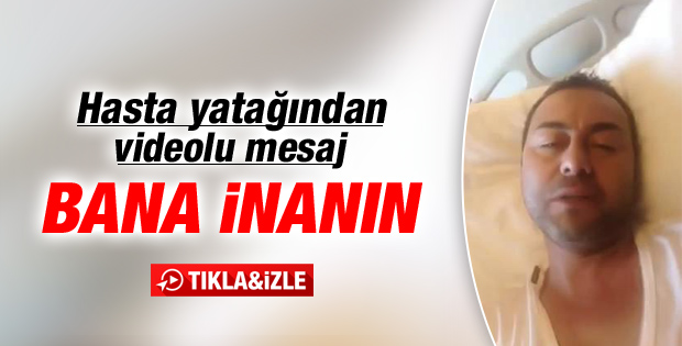 Serdar Ortaç hasta yatağından seslendi İZLE