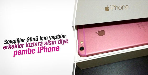 Sevgililer Günü için pembe iPhone 6 geliyor