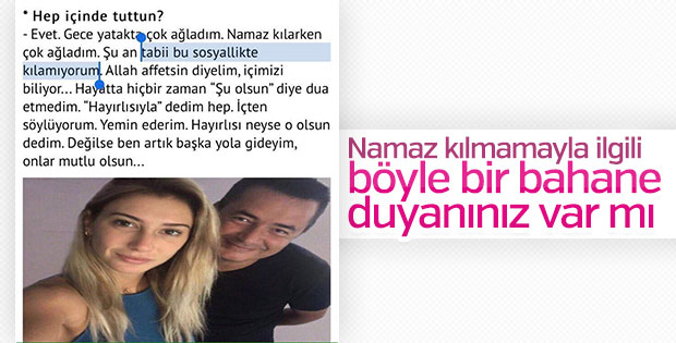 Şeyma Subaşı namaz kılmaya vakit bulamıyor