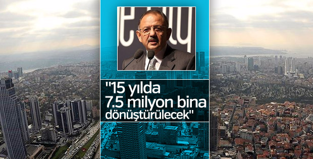 Özhaseki: 15 yılda 7 milyon binayı dönüştüreceğiz