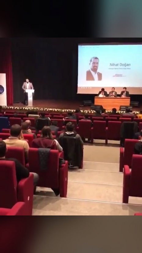 Canan Kaftancıoğlu, boş salona konuştu