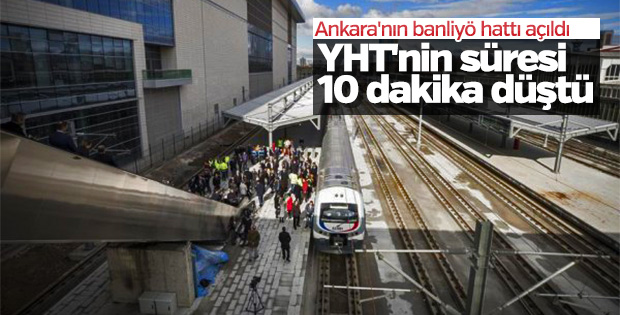 Başkentray hizmete açıldı