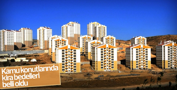 Kamu konutlarında kira bedelleri belli oldu
