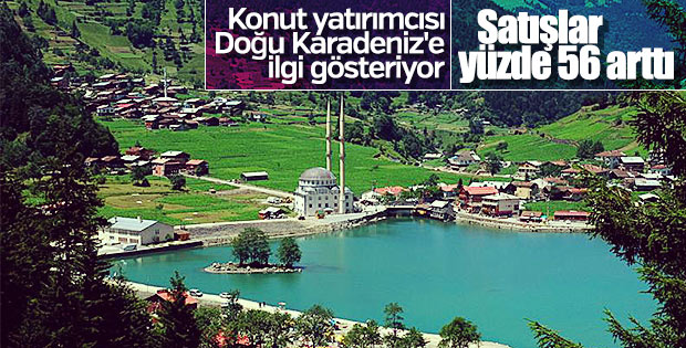Doğu Karadeniz’de konut satışları arttı