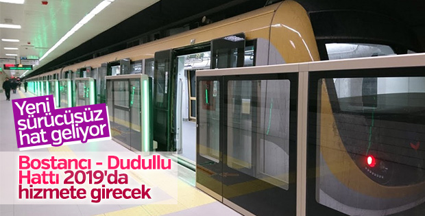 Bostancı- Dudullu Metrosu'nda çalışmalar sürüyor