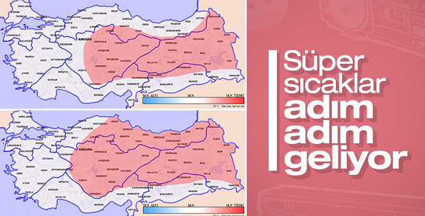 Yurt genelinde sıcaklıklar artacak