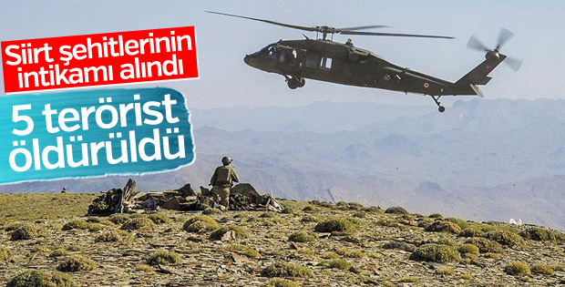 Siirt şehitlerinin kanı yerde kalmadı