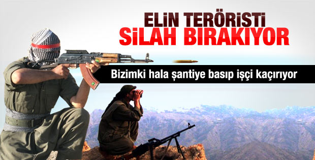 Siirt'te karakol inşaatına baskın