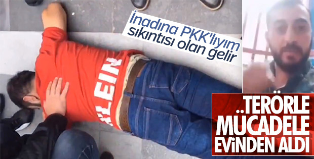 Sosyal medyada şov yapan PKK'lı gözaltına alındı
