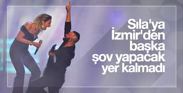 Sıla uzun bir aradan sonra İzmir'de konser verdi