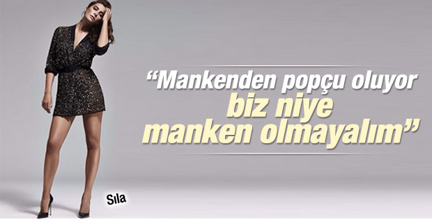 Sıla mankenlere taş çıkardı