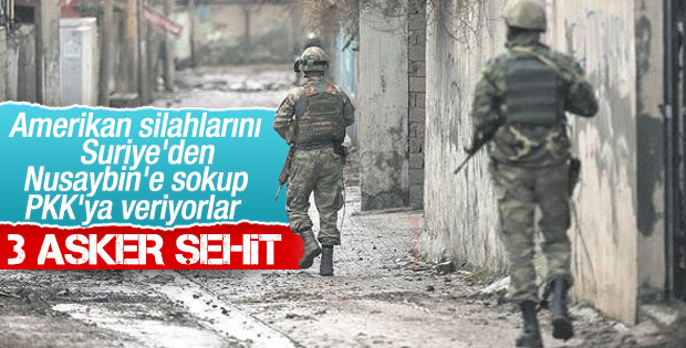 Mardin Nusaybin'de 3 asker şehit oldu