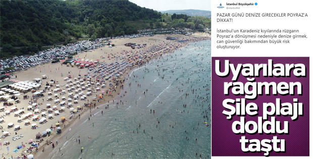 İstanbullular uyarıları dikkate almadı