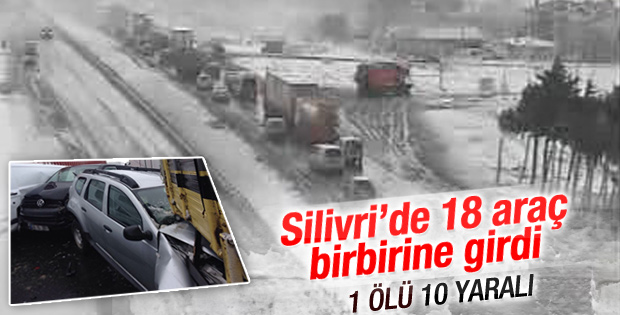 İstanbul TEM'de zincirleme kaza