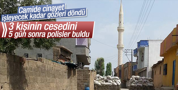 Şırnak'ta camide 3 ceset bulundu