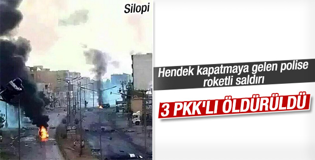 Silopi'de PKK'lılar polisle çatıştı: 3 ölü