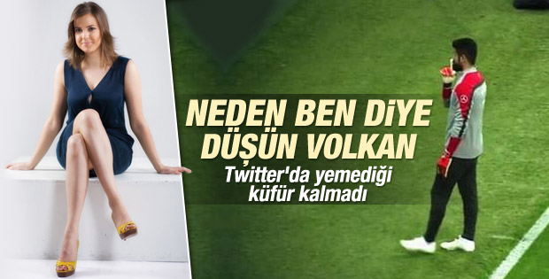 Volkan'ı eleştiren Simge Fıstıkoğlu'na küfrettiler