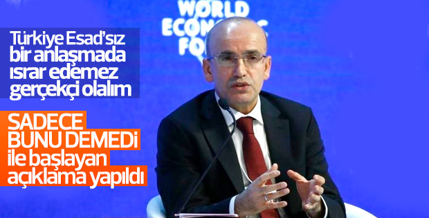Mehmet Şimşek Suriye krizini değerlendirdi