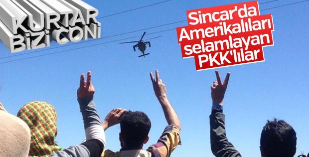 Sincar'da PKK'lıların ABD hayranlığı
