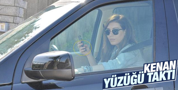 Kenan İmirzalıoğlu'ndan Sinem Kobal'a hediye yüzük