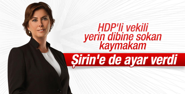 Beytüşşebap Kaymakamı'ndan Şirin Payzın'a zor soru