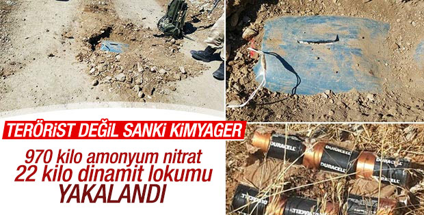 Şırnak'ta yüzlerce kiloluk patlayıcı bulundu