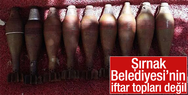 Şırnak Belediye binasından havan topu çıktı