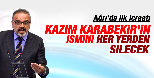 Sırrı Sakık: Kazım Karabekir'in ismi her yerden silinecek