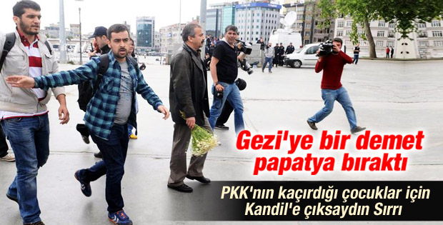 Sırrı Süreyya Gezi Parkı'na gitti