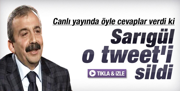 Sırrı Süreyya'dan Sarıgül'ün tweetine canlı yayında cevap - izle