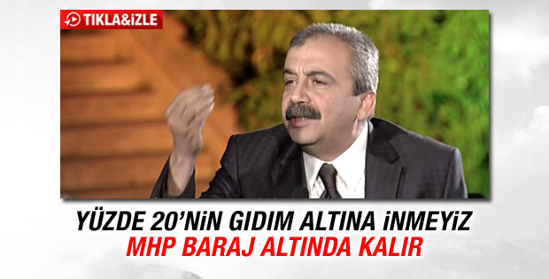 Sırrı Süreyya Önder: MHP baraj altında kalır