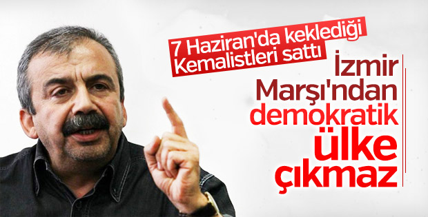 Sırrı Süreyya Önder'in İzmir Marşı rahatsızlığı