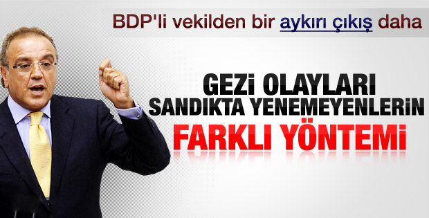 Sırrı Sakık'tan sürpriz Gezi Parkı ve AK Parti çıkışı