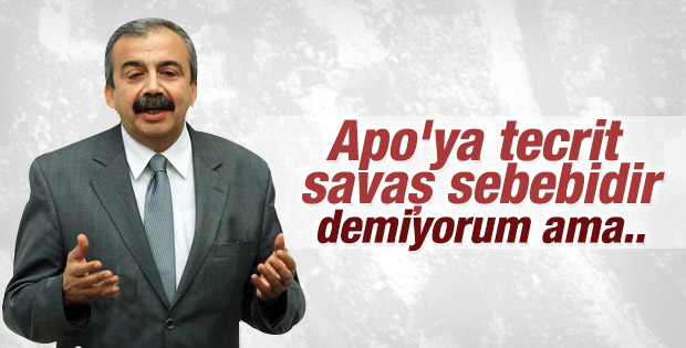 Sırrı Süreyya Önder: Öcalan'ın tecriti savaş ilanıdır