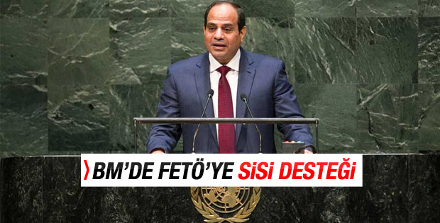 BM'de FETÖ'nün kınanmasına Sisi engeli