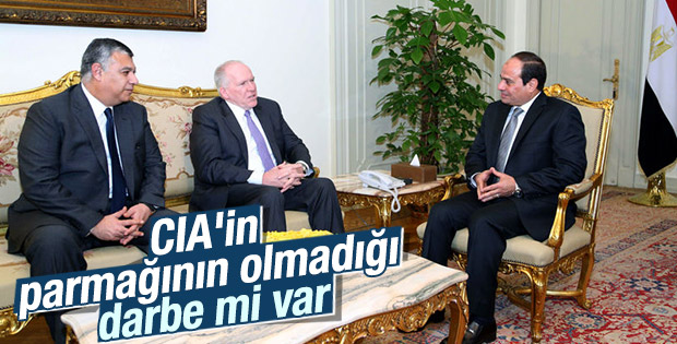 CIA Başkanı Brennan Mısır Cumhurbaşkanı Sisi ile görüştü