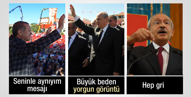 Erdoğan, Bahçeli, Kılıçdaroğlu ne giyiyor