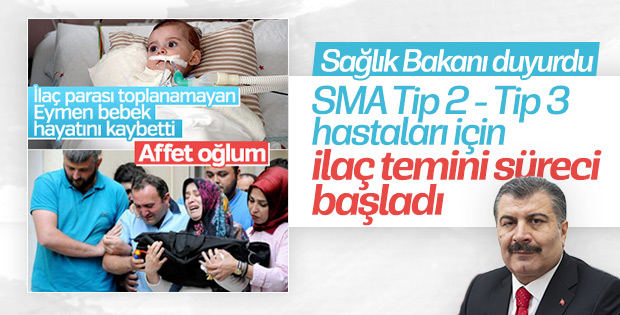 SMA hastalarının ilaç temini için süreç başlatıldı