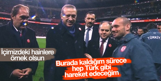 Sneijder'den birlik mesajı