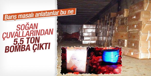 Şanlıurfa'da 5.5 ton bomba yüklü TIR ele geçirildi