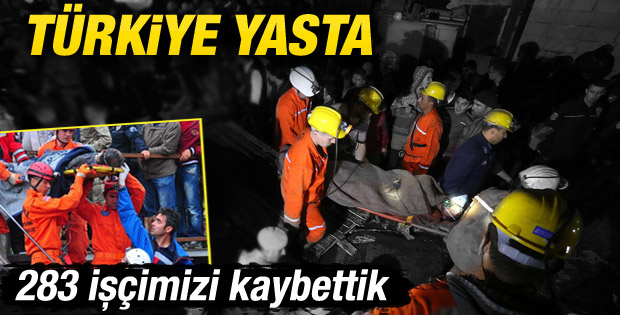 Soma'da 283 işçimizi kaybettik