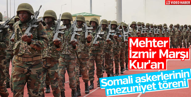 TSK'nın eğittiği Somalili astsubaylar mezun oldu