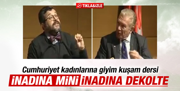 Soner Yalçın'dan kadınlara: İnadına mini inadına dekolte