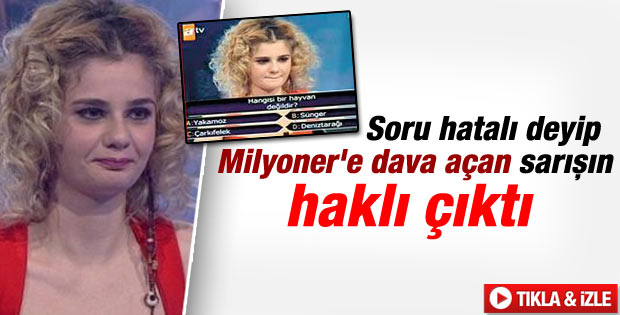 Soru hatalı diyen Serpil haklı çıktı