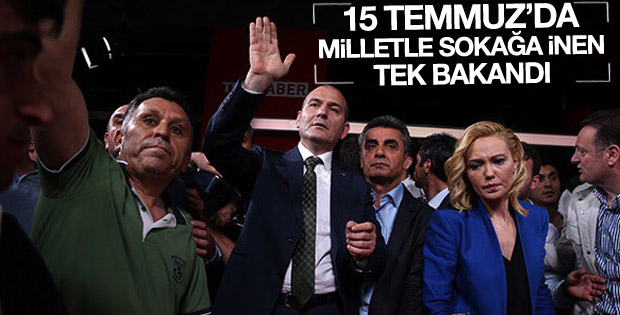 Süleyman Soylu halkla birlikte darbeye karşı koymuştu