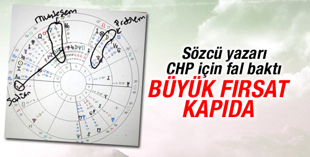 Sözcü yazarı CHP için fal baktı