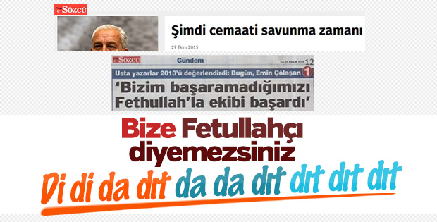 FETÖ operasyonu sonrası Sözcü'de panik