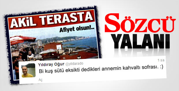 Sözcü gazetesinin tepki çeken akil insanlar manşeti
